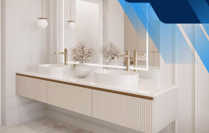 صفحه زیر روشویی